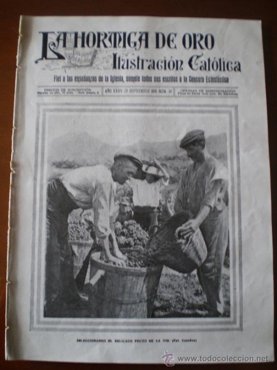 Coleccionismo de revistas y peri&oacute;dicos: LA HORMIGA DE ORO N&ordm; 39 (28/09/18) BARCELONA MA&Ntilde;ERU NAVARRA MURCIA VENDIMIA MELILLA