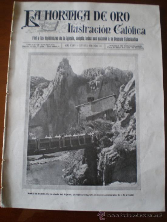 Coleccionismo de revistas y peri&oacute;dicos: LA HORMIGA DE ORO N&ordm; 40 (05/10/18) MORA DE RUBIELOS TARRAGONA OLOT PAMPLONA DACTILOGIA MARQUINA