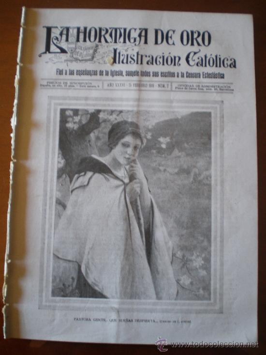 Coleccionismo de revistas y peri&oacute;dicos: LA HORMIGA DE ORO N&ordm; 7 (15/02/19) AVILA RIBAS FUTBOL SANTO MAURO CALBETON TARRAGONA MARIYER MATARO