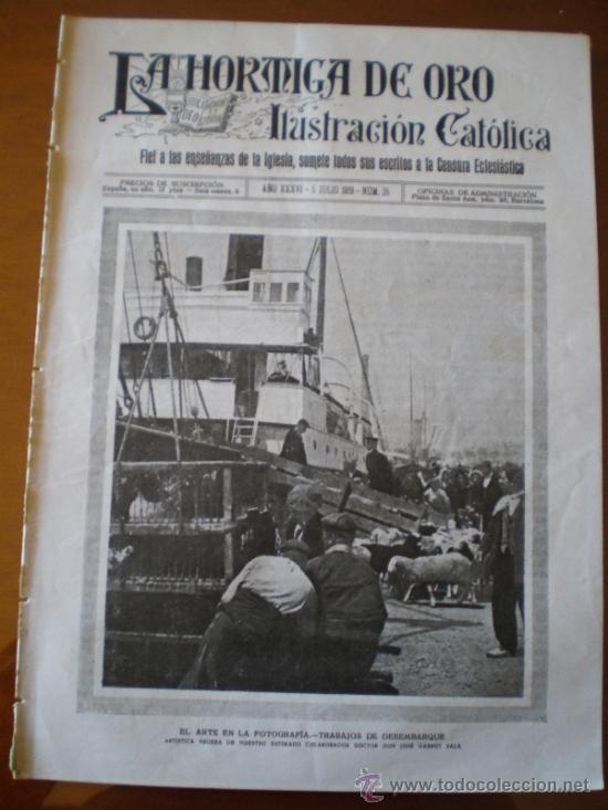 Coleccionismo de revistas y peri&oacute;dicos: LA HORMIGA DE ORO N&ordm; 26 (5/07/19) MELILLA SANS OVIEDO SENADO TARRAGONA RIPOLLET SANTA MARIA DEL CAMI