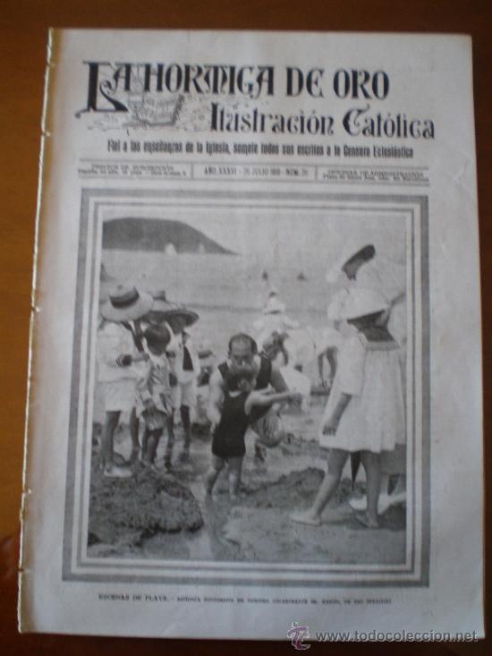 Coleccionismo de revistas y peri&oacute;dicos: LA HORMIGA DE ORO N&ordm; 29 (26/07/19) AVILA MATARO VICH CALDAS MONTBUY MALLORCA MONCADA GUADALAJARA