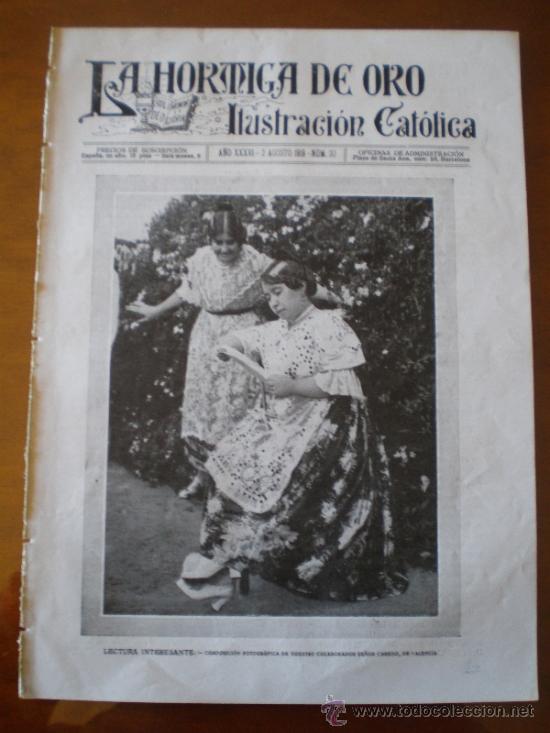 Coleccionismo de revistas y peri&oacute;dicos: LA HORMIGA DE ORO N&ordm; 30 (08/08/19) MATARO VALENCIA MELILLA MOCHALES HOSTALETS DE PIEROLA TARRAGONA