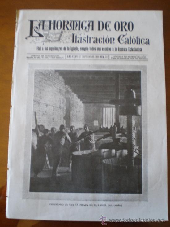 Coleccionismo de revistas y peri&oacute;dicos: LA HORMIGA DE ORO N&ordm; 38 (27/09/19) BLANES SAN BAUDILLO LUCA TENA TARRASA LLODIO GARRIGA MATADEPERA