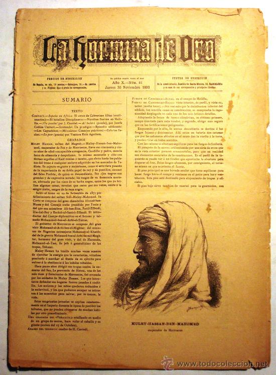 Coleccionismo de revistas y peri&oacute;dicos: REVISTA LA HORMIGA DE ORO -JUEVES 30 DE NOVIEMBRE 1893 - N&ordm; 44 -