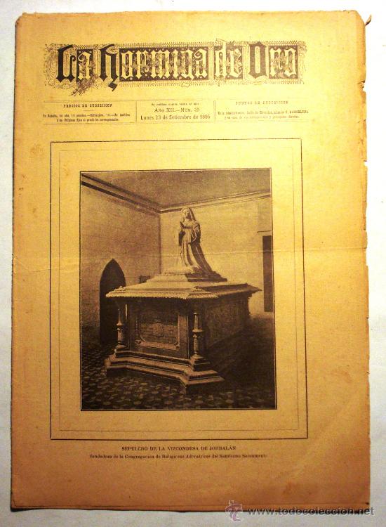 Coleccionismo de revistas y peri&oacute;dicos: REVISTA LA HORMIGA DE ORO - LUNES 23 DE SETIEMBRE 1895 - N&ordm; 35 -