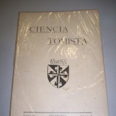 Coleccionismo de Revistas y Periódicos: CIENCIA TOMISTA : PUBLICACIÓN BIMESTRAL(...) AÑO 35, NÚM. 208, TOMO 66, FASC. 3, MAYO-JUNIO 1944