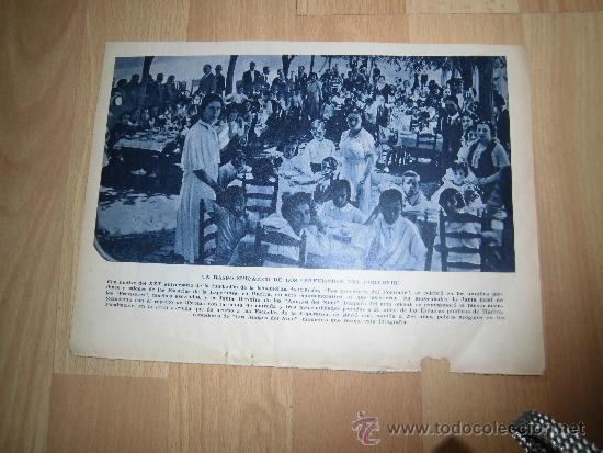 Coleccionismo de Revistas y Peri&oacute;dicos: HUELVA ESCUELAS DE LA ESPERANZA ACTO CONMEMORATIVO HOJA DE REVISTA BLANCO Y NEGRO 1934