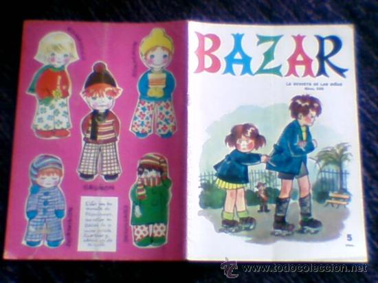 Coleccionismo de Revistas y Peri&oacute;dicos: Revista Bazar para ni&ntilde;as con recortable enanitos Blancanieves cuento    n&ordm; 536  a&ntilde;os 50