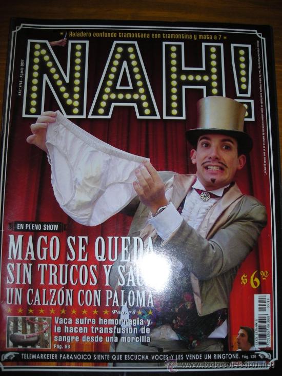 Collection Magazines and Newspapers: REVISTA NAH! N&ordm; 18 (REVISTA HUMORISTICA DE CULTO) - AGOSTO 2007 - ARGENTINA