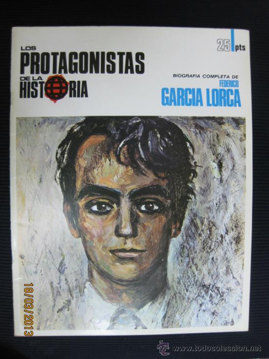 Coleccionismo de Revistas y Peri&oacute;dicos: LOS PROTAGONISTAS DE LA HISTORIA,BIOGRAF&Iacute;A COMPLETA DE FEDERICO GARCIA LORCA. POR I.HERNANDO. 1968..