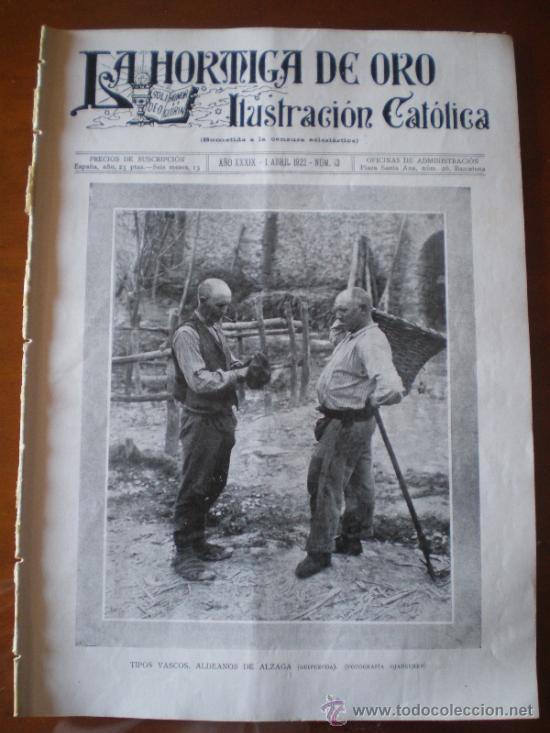 Coleccionismo de revistas y peri&oacute;dicos: LA HORMIGA DE ORO N&ordm; 13 (1/04/22) VELEZ GOMERA CUENCA ALZAGA ONTENIENTE INURRIA BUGALLAL FLETA ARTES