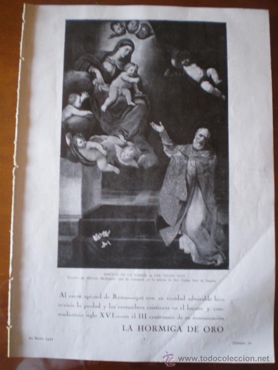 Coleccionismo de revistas y peri&oacute;dicos: LA HORMIGA DE ORO n&ordm; 20 (20/5/22) MELILLA CEUTA REGULARES OPORTO REUS SAN ISIDRO SAN FELIPE NERI