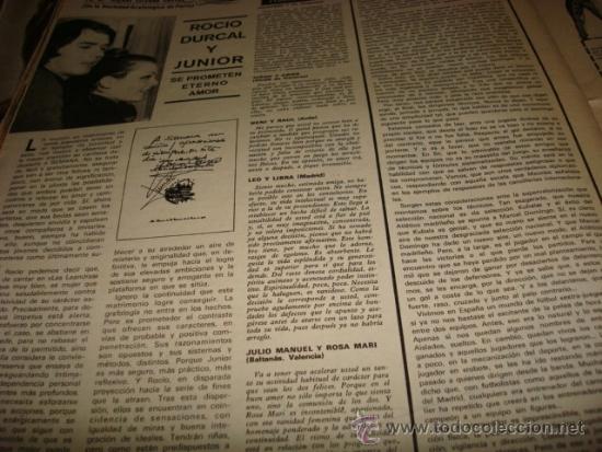 Coleccionismo de Revistas y Peri&oacute;dicos: ROCIO DURCAL.