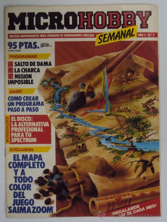 Coleccionismo de Revistas y Peri&oacute;dicos: MICROHOBBY, A&Ntilde;O I N&ordm; 7 SEMANAL. (REVISTA PARA ORDENADORES SINCLAIR, SPECTRUM)
