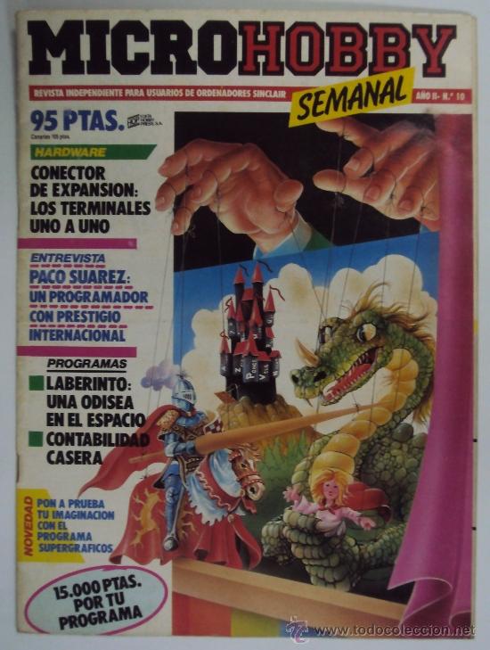 Coleccionismo de Revistas y Peri&oacute;dicos: MICROHOBBY, A&Ntilde;O I N&ordm; 10 SEMANAL. (REVISTA PARA ORDENADORES SINCLAIR, SPECTRUM)