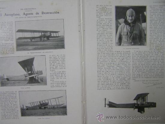 Coleccionismo de Revistas y Peri&oacute;dicos: aviacion,aviones,aeroplanos,2 hoja revista 1926,ref rob bols4