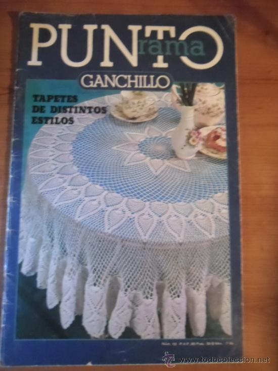 Coleccionismo de Revistas y Peri&oacute;dicos: REVISTA PUNTO RAMA GANCHILLO - PUNTORAMA - N&ordm;12 - TAPETES DE DISTINTOS ESTILOS