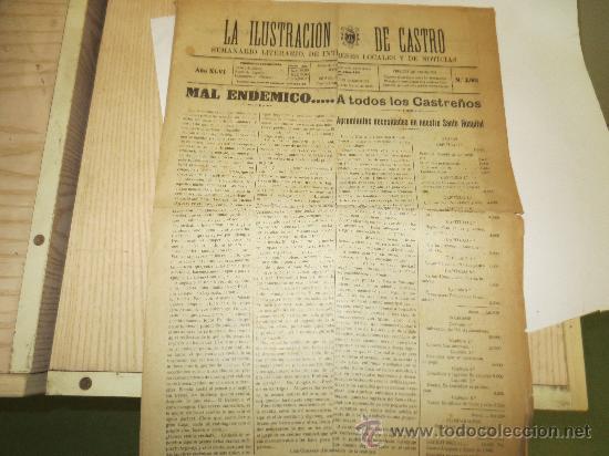 Coleccionismo de revistas y peri&oacute;dicos: LA ILUSTRACION DE CASTRO URDIALES. CANTABRIA. SANTANDER. 1946. N&ordm;2001