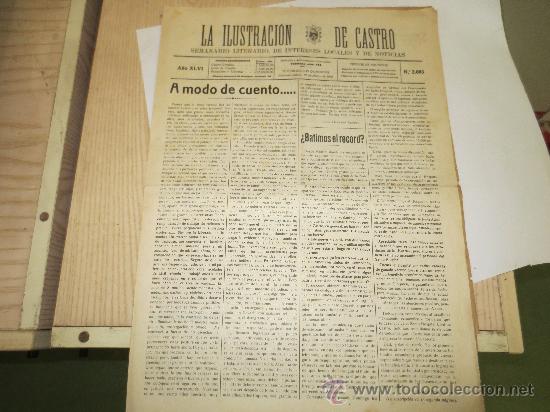 Coleccionismo de revistas y peri&oacute;dicos: LA ILUSTRACION DE CASTRO URDIALES. CANTABRIA. SANTANDER. 1946 N&ordm; 2003