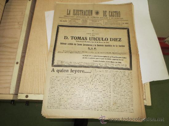 Coleccionismo de revistas y peri&oacute;dicos: LA ILUSTRACION DE CASTRO URDIALES. CANTABRIA. SANTANDER. 1946. N&ordm; 2011