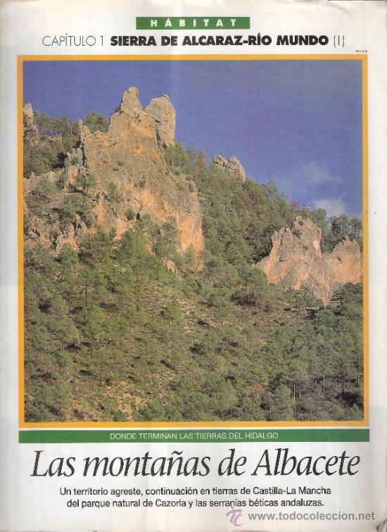 Coleccionismo de revistas y peri&oacute;dicos: Sierra de Alcaraz. RioMundo I. Capit. 1. Habitat. El Semanal. 1996.S/P (8 p&aacute;g.).