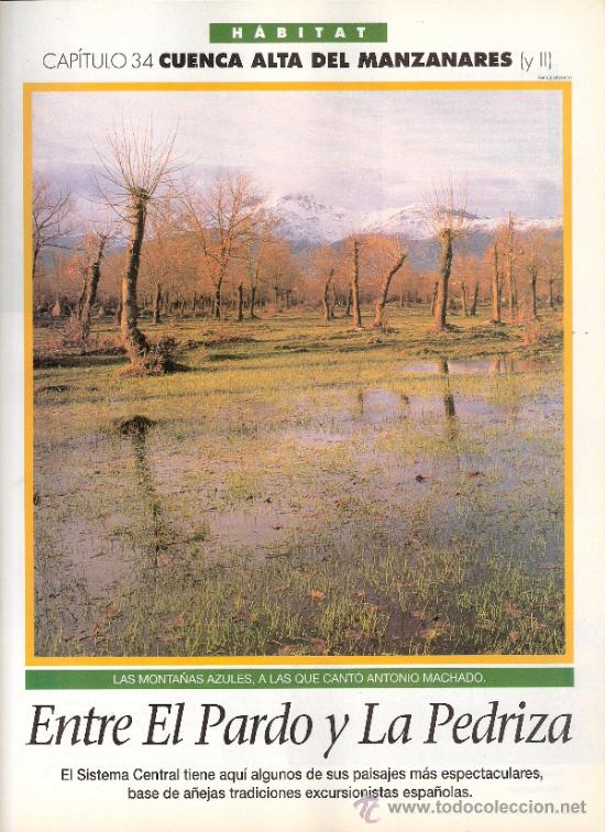 Coleccionismo de revistas y peri&oacute;dicos: Cuenca Alta del Manzanares II. Capit. 34. Habitat. El Semanal. 1996.S/P (8 p&aacute;g.).