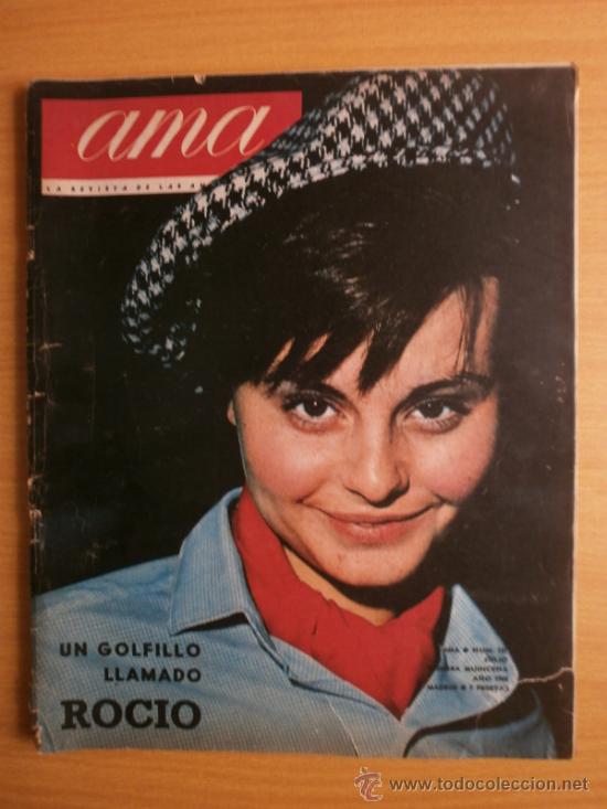 Coleccionismo de Revistas y Peri&oacute;dicos: AMA. N&ordm;131.1965.ROCIO DURCAL,PRINCESA CRISTINA,E.GARCIA ESCAMEZ,I.BERGMAN,M.FERRER,A.HEPBURN,M.AMAYA