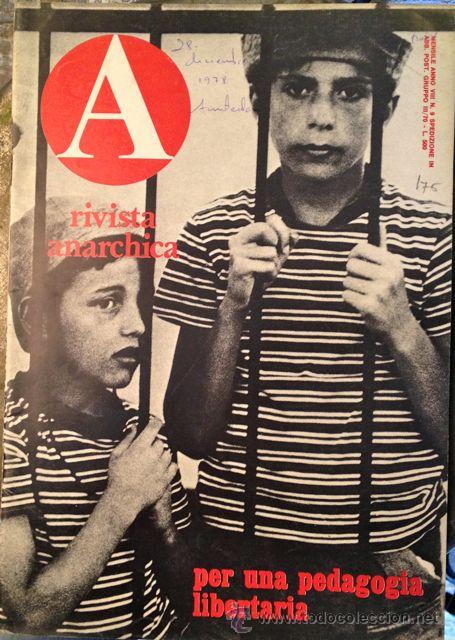 Coleccionismo de revistas y peri&oacute;dicos: A,rivista anarchica,n&ordm;9, 1978