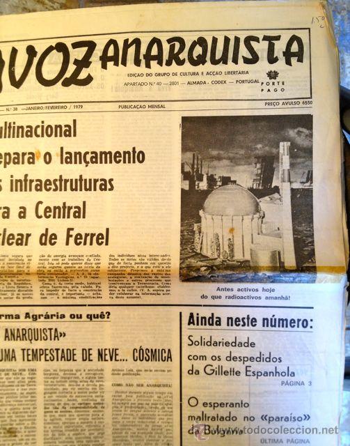 Coleccionismo de revistas y peri&oacute;dicos: Voz anarquista, n&ordm;38,1979