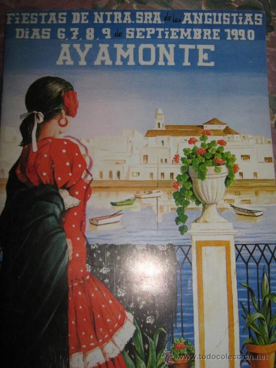 Collectionnisme de Revues et Journaux: REVISTA FIESTAS AYAMONTE - NTRA SRA DE LAS ANGUSTIAS SEPTIEMBRE 1990