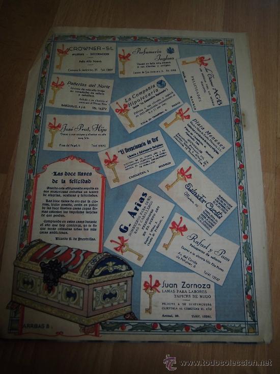 Coleccionismo de revistas y peri&oacute;dicos: PUBLICIDAD PUBLICIDAD VARIADA NEGOCIOS DE MADRID  HOJA REVISTA ABC  1932