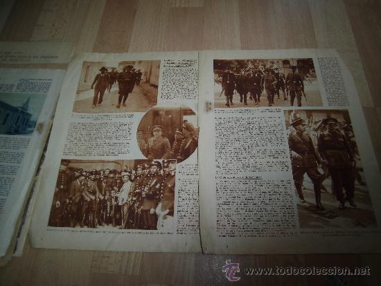 Coleccionismo de revistas y peri&oacute;dicos: GUARDIA CIVIL Y DE ASALTO RECOGIENDO ARMAS DE LOS SUBLEVADOS/EL GENERAL SANJURHOJA REVISTA ABC  1932