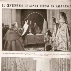 Coleccionismo de Revistas y Periódicos: AÑO 1922.SALAMANCA CENTENARIO SANTA TERESA MURGIA ESPARSAS EIBAR ESPATADANZARIS HOTEL METROPOLITANO