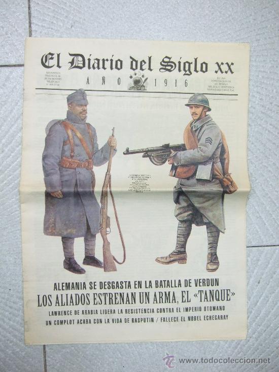 Collection Magazines and Newspapers: EL DIARIO DEL SIGLO XX - COLECCIONABLE CORRESPONDIENTE AL A&Ntilde;O 1916 - EDITADO POR EL MUNDO 1999/2000