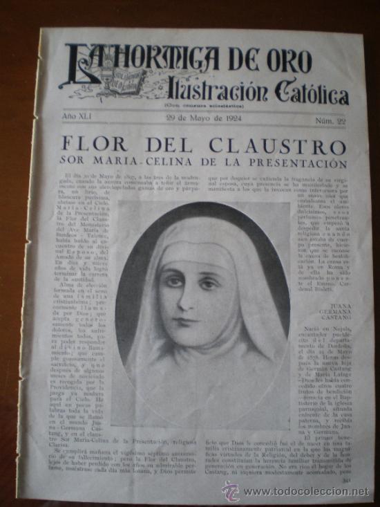 Coleccionismo de revistas y peri&oacute;dicos: LA HORMIGA DE ORO N&ordm; 22 (29/05/24) FONTS BARCELONA RADIOAFICIONADOS VULCANO SEVILLA GUADALAJARA