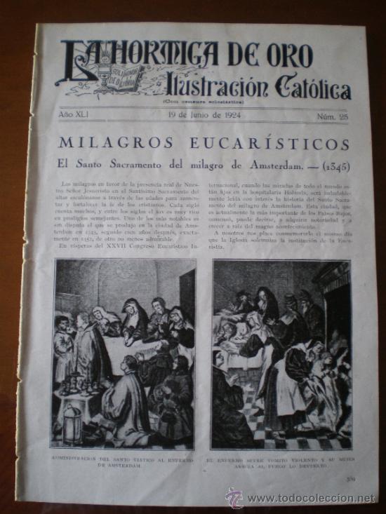 Coleccionismo de revistas y peri&oacute;dicos: LA HORMIGA DE ORO N&ordm; 25 (19/06/24) ITALIA TOLEDO MADRID BARCELONA VILLANUEVA VALENCIA VICH AMSTERDAM