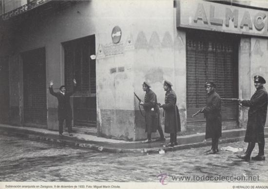Collection Magazines and Newspapers: SUBLEVACI&Oacute;N ANARQUISTA EN ZARAGOZA. 9 DE DICIEMBRE DE 1933.