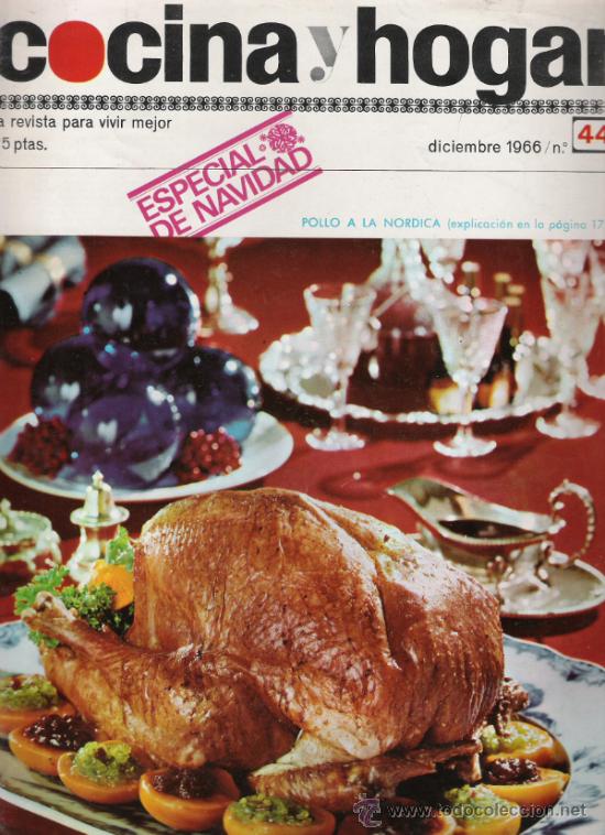 Colecionismo de Revistas e Jornais: COCINA Y HOGAR. N&ordm; 44 - ESPECIAL DE NAVIDAD - A&Ntilde;O 1966