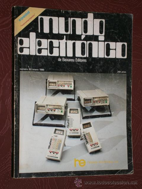 Collezionismo di Riviste e Giornali: Revista Mundo Electr&oacute;nico N&ordm; 92 de Boixareu Editores en Barcelona, Enero 1980
