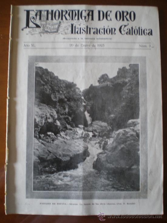Coleccionismo de revistas y peri&oacute;dicos: LA HORMIGA DE ORO N 3 (20/01/23) ALCARAZ LA SENTIU ERAMPRUNYA TOLEDO GRANADA MELILLA RUSI&Ntilde;OL CLARASO