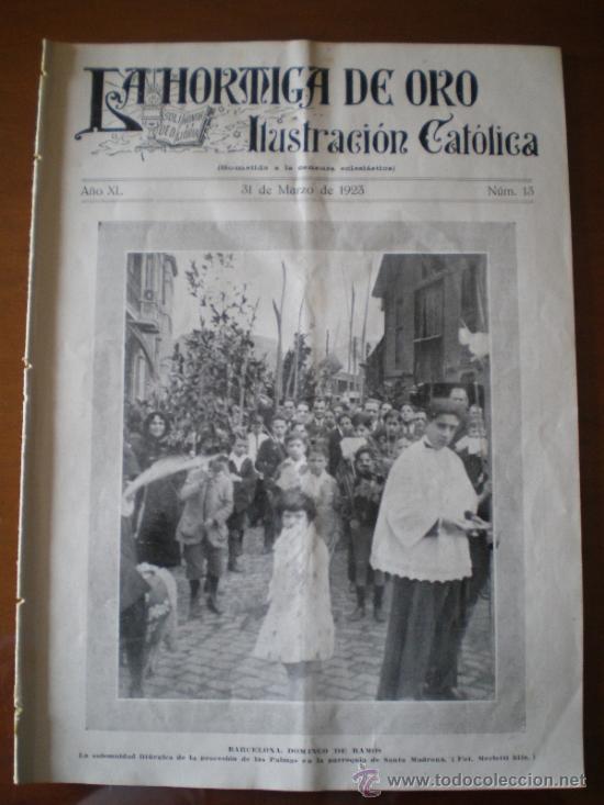 Coleccionismo de revistas y peri&oacute;dicos: LA HORMIGA DE ORO N&ordm; 13 (31/3/23) BARCELONA MATEY PLA CAMPINS MATARO AZUA OYARZUM MURCIA SABADELL