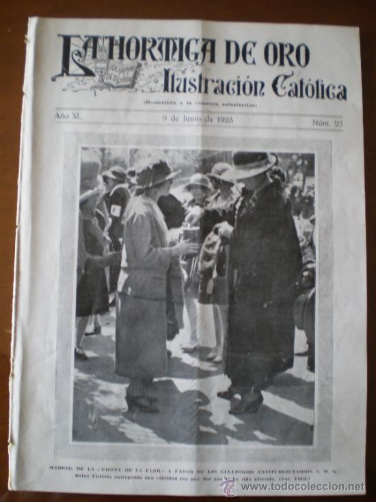 Coleccionismo de revistas y peri&oacute;dicos: LA HORMIGA DE ORO N&ordm; 23 (9/6/23) TARRAGONA BILBAO BARCELONA TAJ MAHAL MADRID