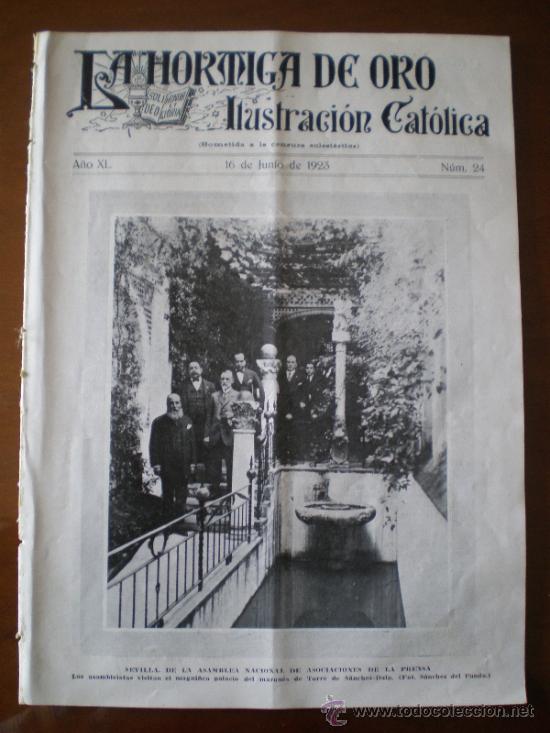 Coleccionismo de revistas y peri&oacute;dicos: LA HORMIGA DE ORO N&ordm; 24 (16/6/23) MELILLA SEVILLA ZARAGOZA BARCELONA MONDRAGON VICH GRANADA MATEU