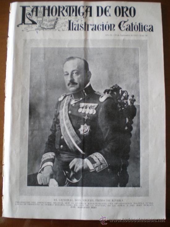 Coleccionismo de revistas y peri&oacute;dicos: LA HORMIGA DE ORO N&ordm; 38 (22/09/23) DIRECTORIO PRIMO DE RIVERA BARCELONA VILASAR VALENCIA MADRID