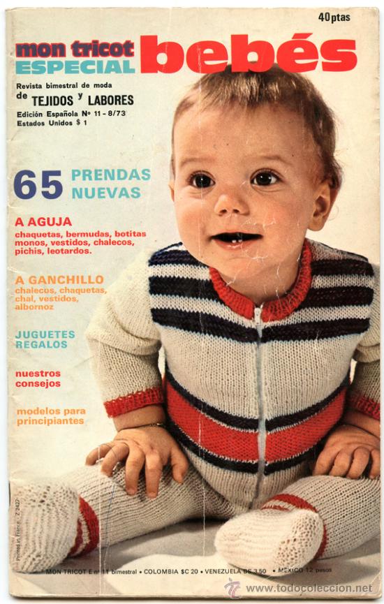 Revista Mon Tricot Especial Bebés - Tejidos Y L - Vendido En Venta ...