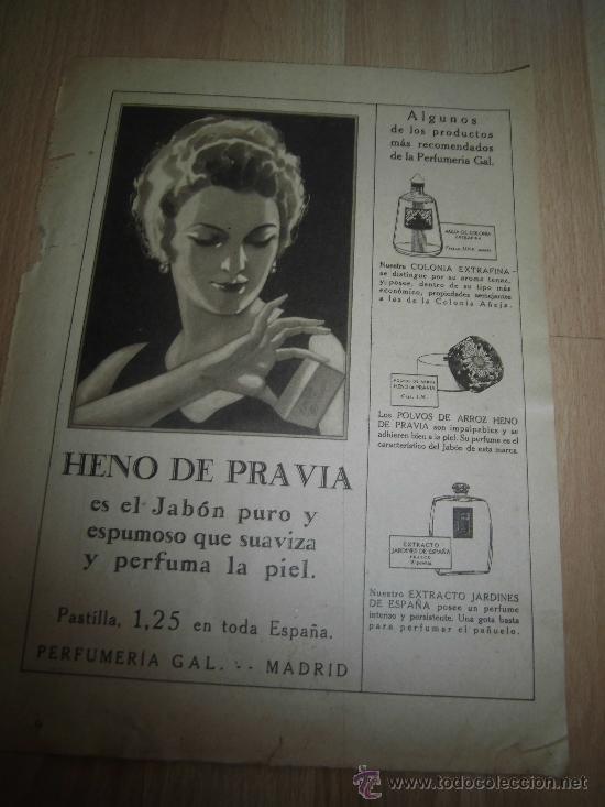 Coleccionismo de revistas y peri&oacute;dicos: PUBLICIDAD HENO DE PRAVIA.-ALGUNOS JUEGOS DE HABILIDAD O INGENIO FACILES DE PRA HOJA DE REVISTA ABC
