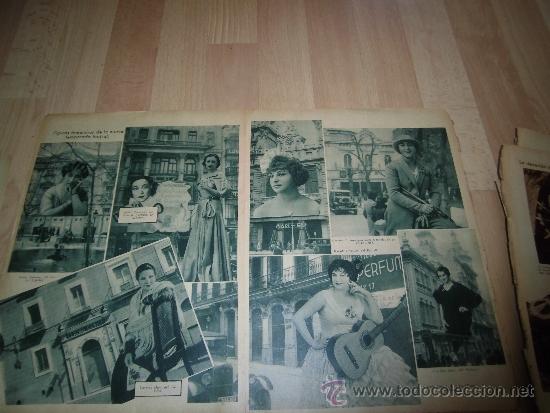 Coleccionismo de revistas y peri&oacute;dicos: FIGURAS FEMENINAS DE LA NUEVA TEMPORADA TEATRAL.LADRON DE GUEVARA,ADAMUZ 2 HOJA DE REVISTA ABC 1936
