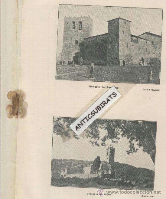 Coleccionismo de revistas y peri&oacute;dicos: BUTLLETI CECB MANRESA ANY 1926 98 FOTOS DE VIVER I SERRATEIX MONESTIR AMB NENS