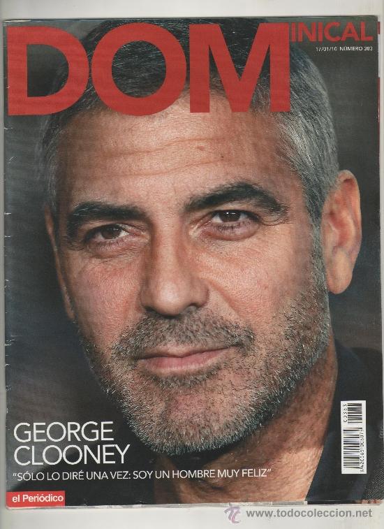 Coleccionismo de Revistas y Peri&oacute;dicos: REVISTA DOMINICAL N&ordm; 383 &middot; 17/01/10 (En portada: george clooney) - 60 P&aacute;ginas -