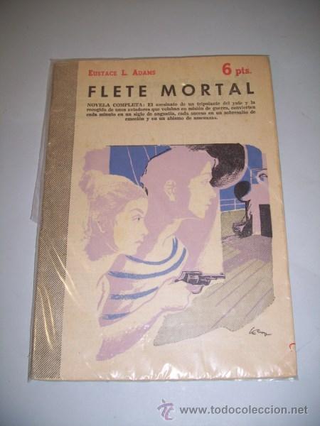 Collection Magazines and Newspapers: ADAMS, Eustace L. Flete mortal : novela completa (Revista literaria Novelas y Cuentos)